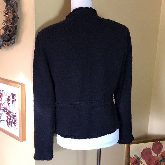 WHBM Whitehouse Blackmarket size Small Slight peplum Side-Zipper Front Career - Picture 5 of 16